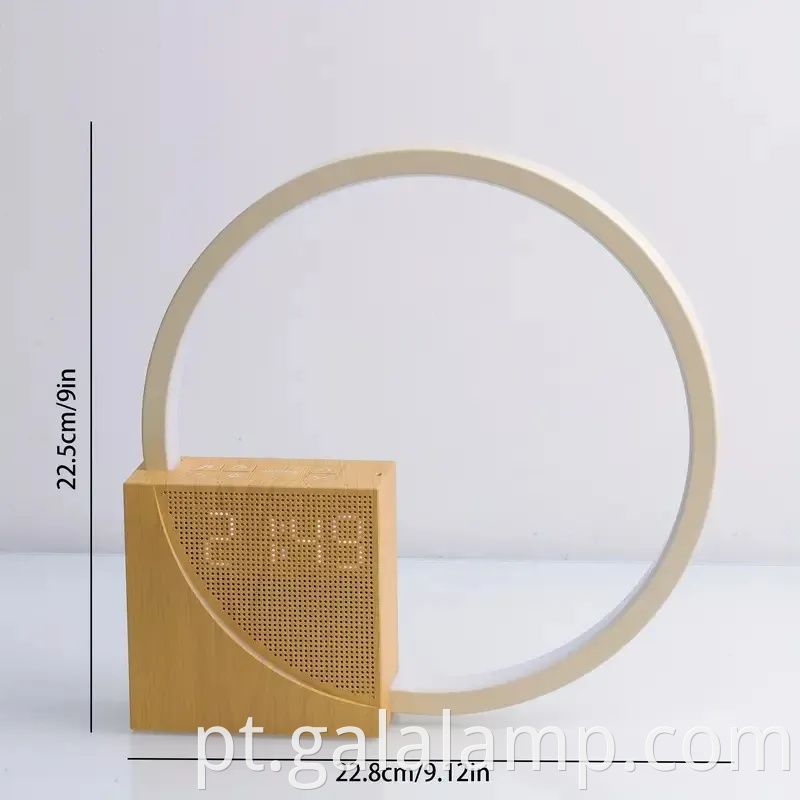 Alarmes do nascer do sol com 10 sons de ruído branco para lâmpada de sono profundo